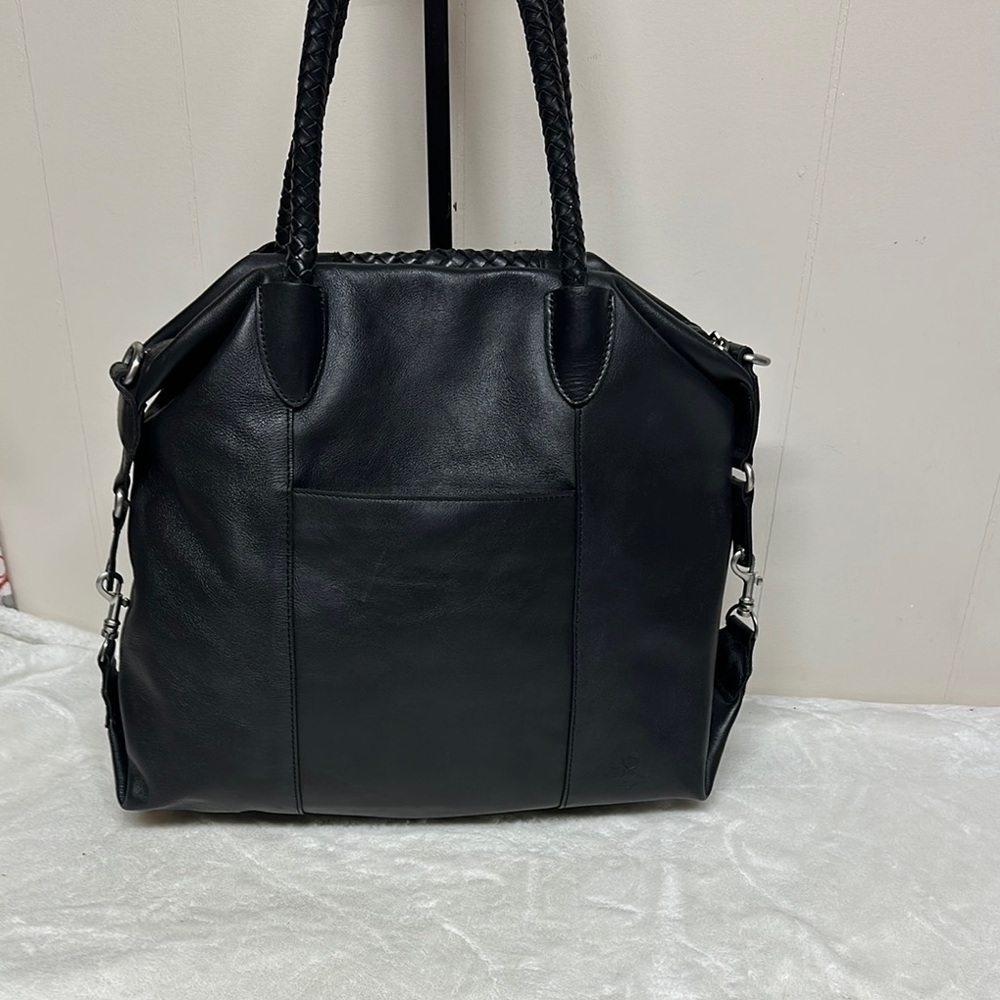 PATRICIA NASH SLOUCHY DISTRESSED 3 WAY WEAVE PALOMA HANDBAG Black with Dustbag - Picture 3 of 16